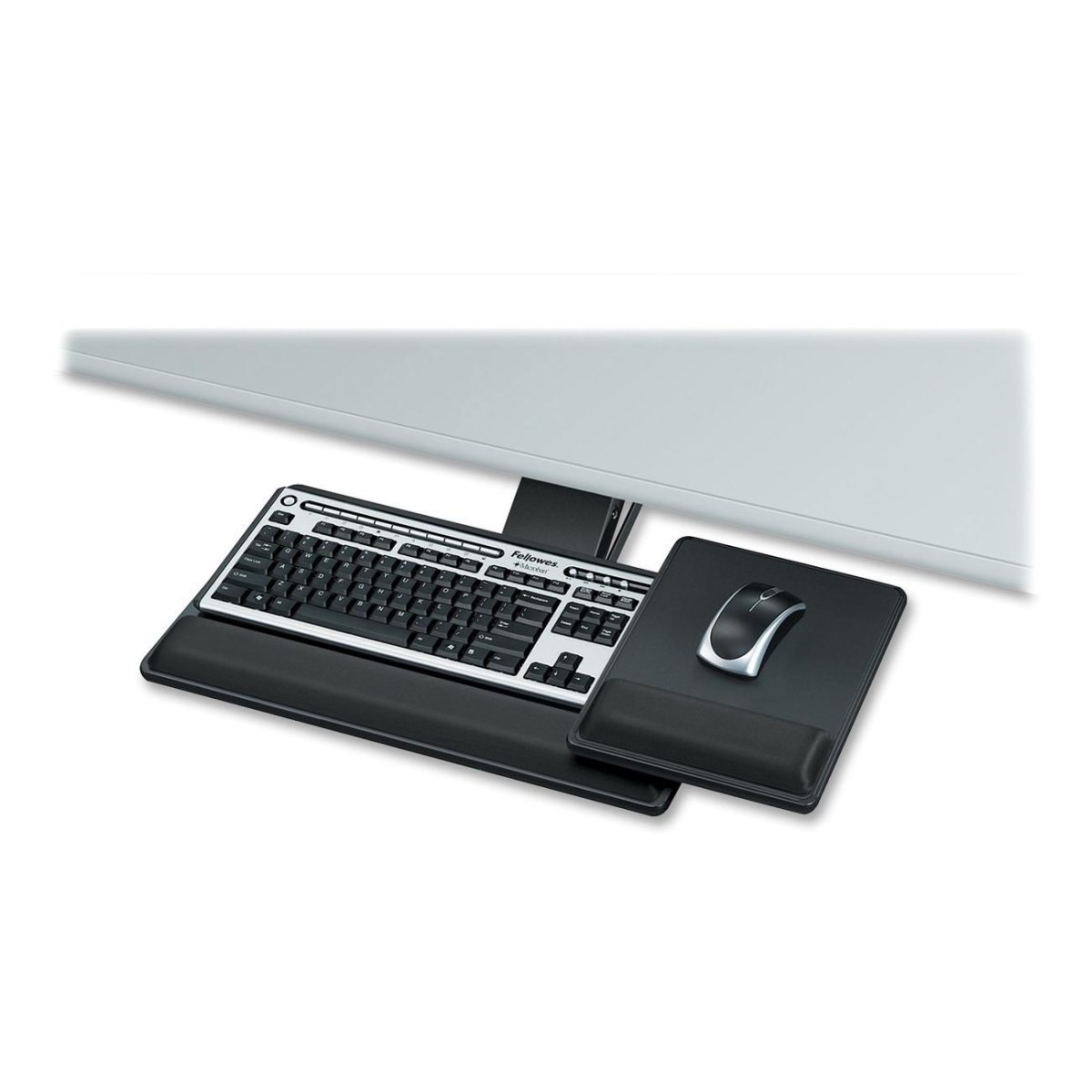 Premium Black Keyboard Tray by Fellowes - 19