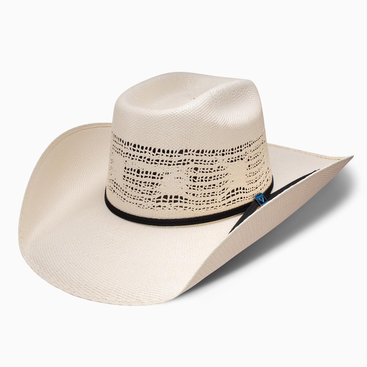 Cody Johnson CoJo Vaquero Bangora Straw Cowboy Hat for Men - Western Rodeo Ranch Style Sun Protection - Perfect for Outdoor, Country Music Festivals & Rancher Work