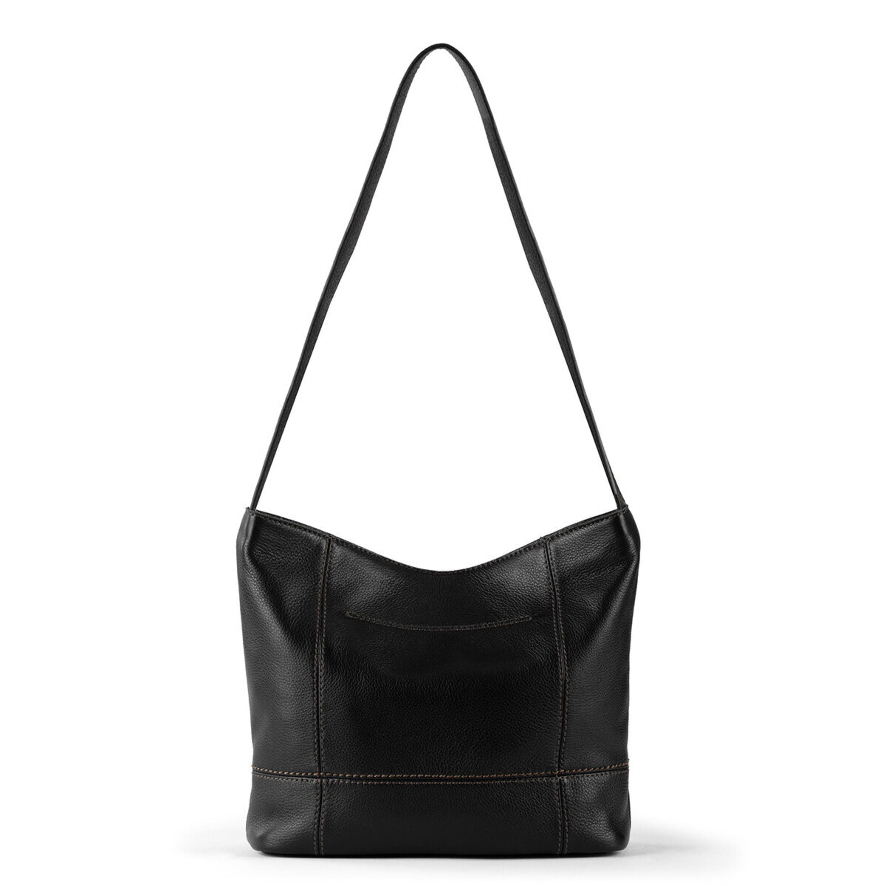 De Young Genuine Leather Hobo Handbag - Stylish Black Shoulder Bag for Women | Perfect for Work, Travel & Everyday Use
