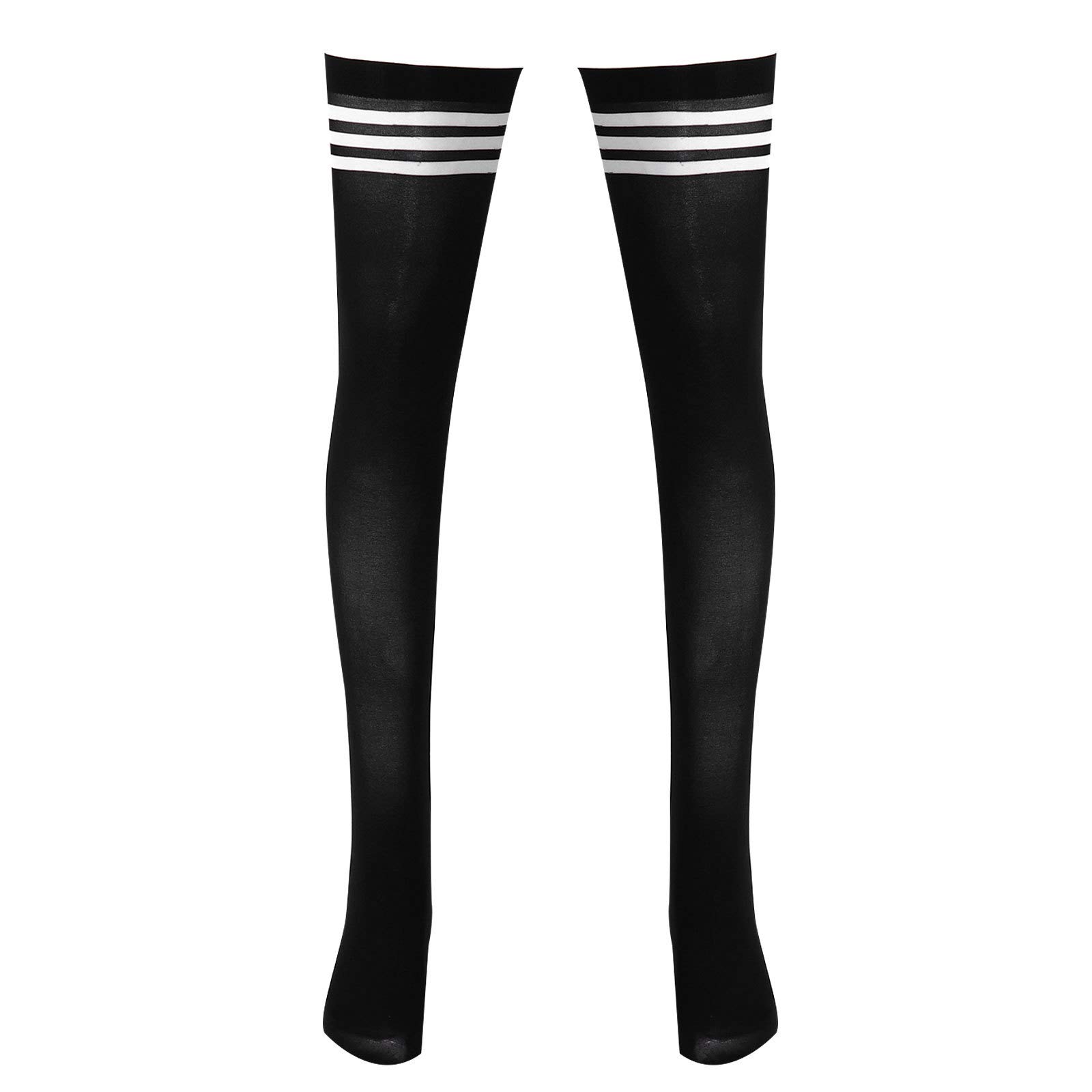 Men's Over The Knee High Cotton Socks - Long Thigh Stockings for Sports & Spring Wear - Perfect for Running, Basketball & Casual Outfits