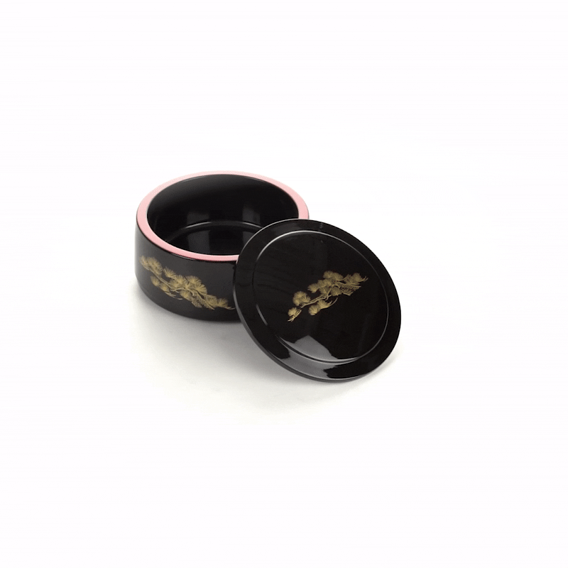 Premium 25oz Round Black Japanese Bento Box - Leak-Proof Lunch Container for Adults & Kids (6.5
