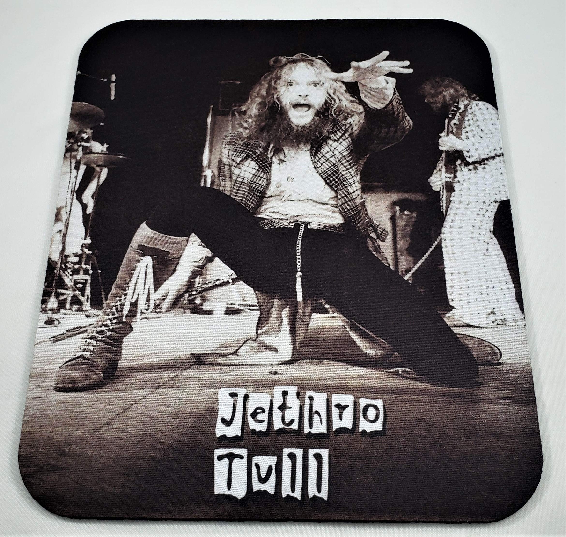 Jethro Tull Ian Anderson Mouse Pad - 1/8 Inch Thick Non-Slip Gaming Mousepad for PC, Laptop & Office - Perfect for Music Fans, Gamers & Workstations