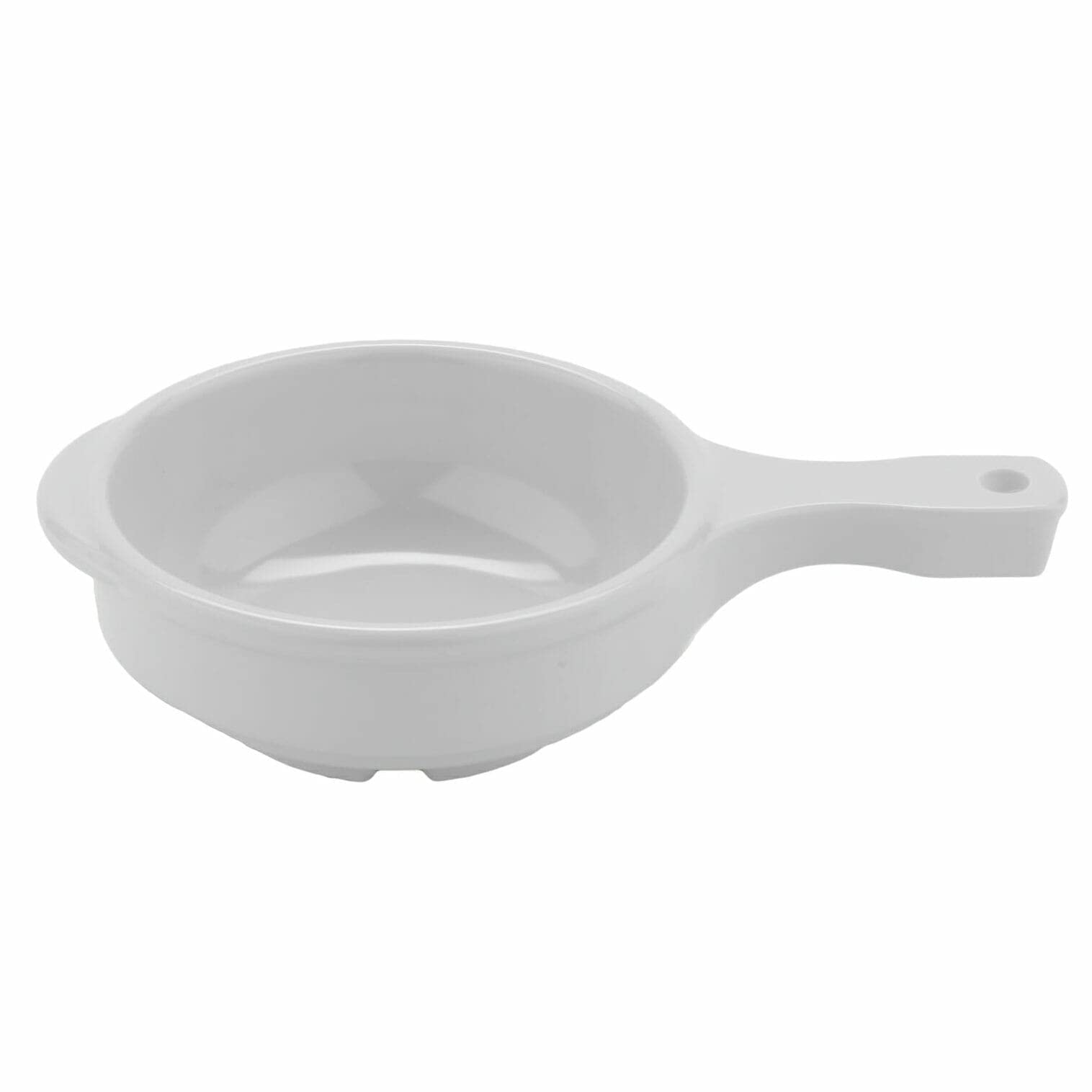 HSB-112-W 12oz White Soup Bowl with Handle - Set of 12 - Microwave & Dishwasher Safe - Perfect for Restaurants, Cafes & Home Dining