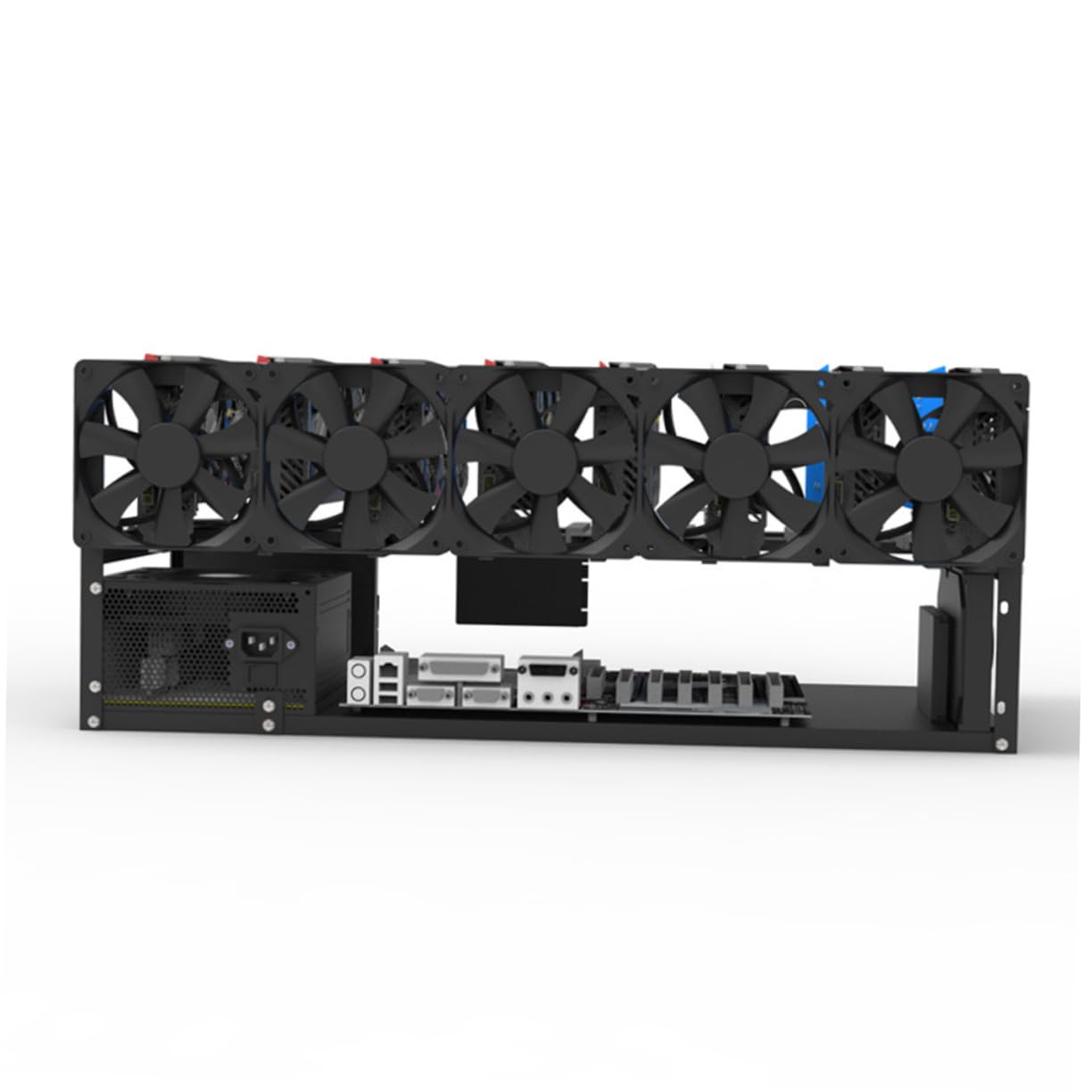 Hemobllo Open Air Mining GPU Case - 6/8 GPU Storage Frame for Cryptocurrency Mining Rigs | Easy Installation Computer Accessory | Perfect for Ethereum, Bitcoin & Crypto Mining Setups