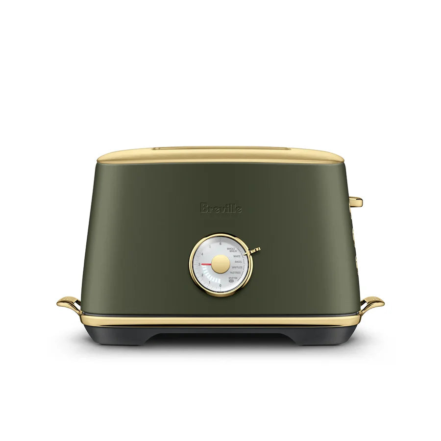 Breville The Toast Select Luxe Brass Collection 4-Slice Toaster - Stainless Steel with Brushed Brass Accents - Perfect for Breakfast, Brunch & Entertaining