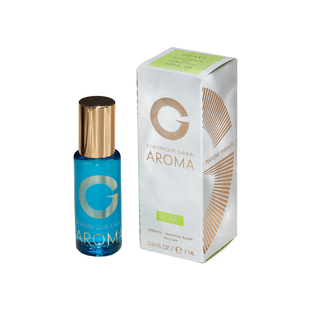 Aroma Heart Essential Oil Roll On - Natural Stress Relief & Relaxation - Perfect for Aromatherapy, Yoga, and Meditation