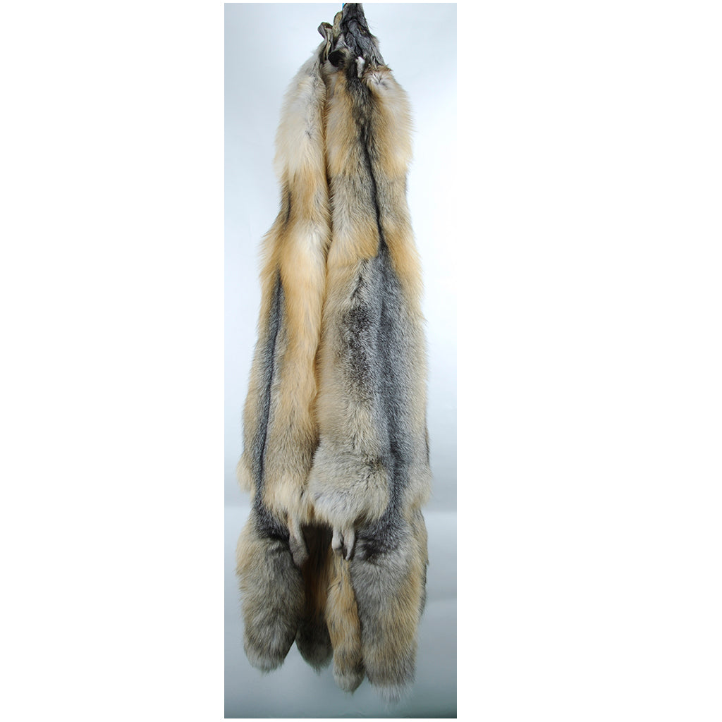Golden Cross Fox Ranch Fur Coat - 3XL Size, Premium Quality Winter Jacket for Women - Perfect for Cold Weather, Outdoor Adventures, and Fashionable Winter Outfits