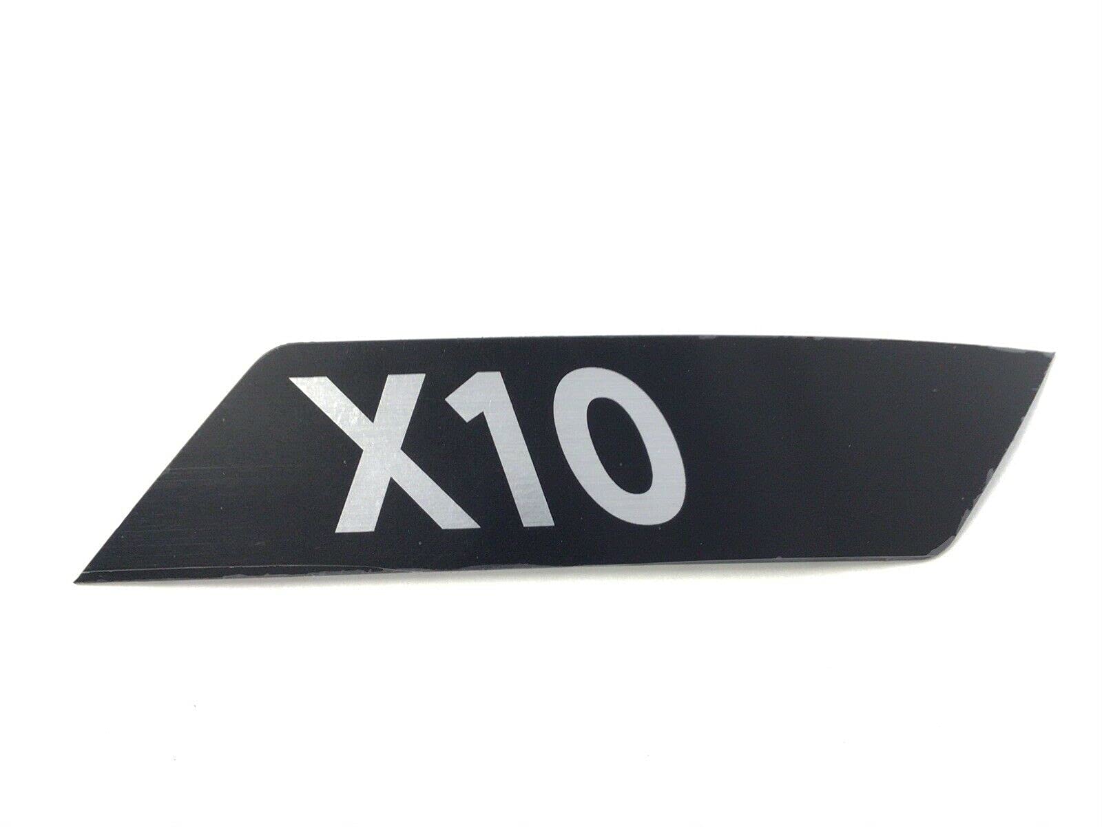 Stick On Label 1000231390 Compatible with Vision Fitness X10 & EP272 Elliptical Machines - Perfect for Gym Equipment Maintenance and Replacement Parts