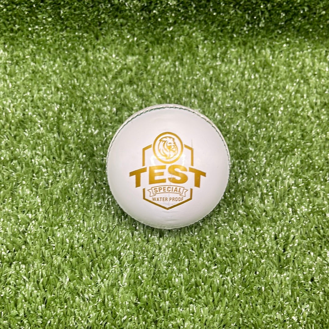 Premium White Leather Cricket Ball - Professional Grade for Match Play & Practice - Perfect for Cricket Games, Training & Sports Enthusiasts