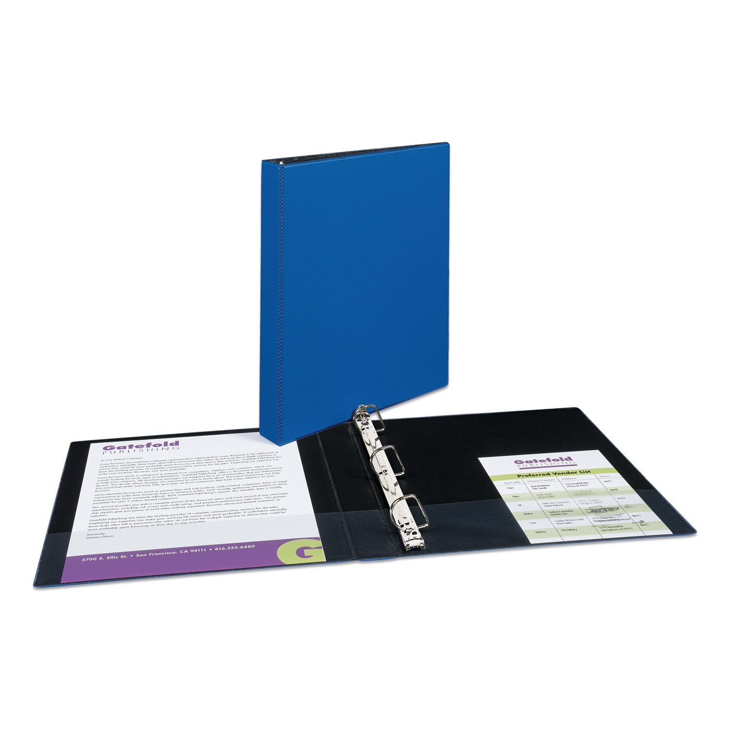 Avery® Durable 3-Ring Binder with DuraHinge™ Technology - 1