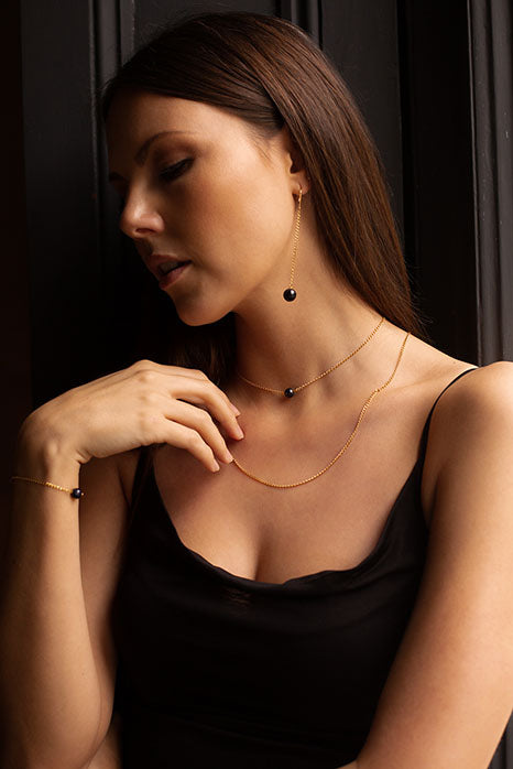 Goldstone Swing Earrings for Women – Boho Dangle Jewelry for Casual & Party Wear | Perfect for Everyday Style & Special Occasions