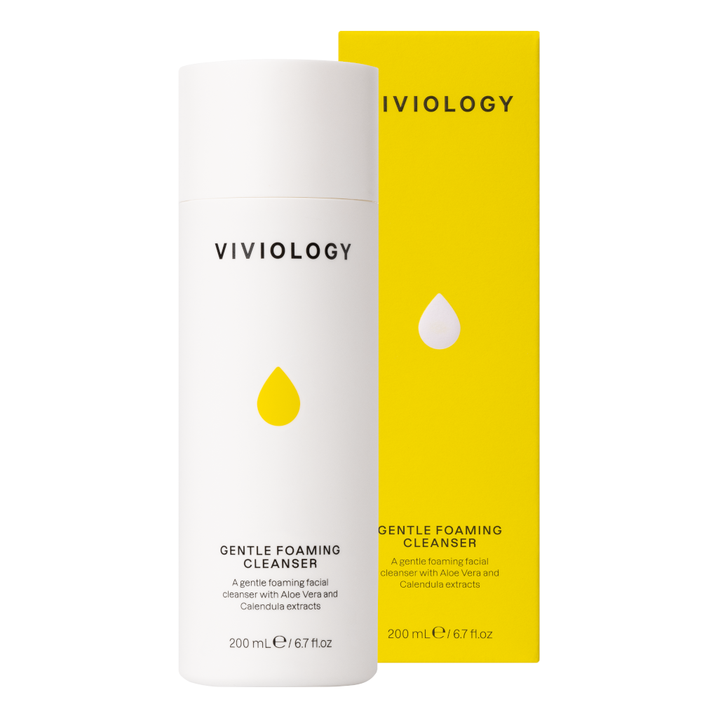 Viviology Gentle Foaming Facial Cleanser - Hydrating & Soothing Face Wash for Sensitive Skin | Daily Skincare Routine, Morning & Night Use