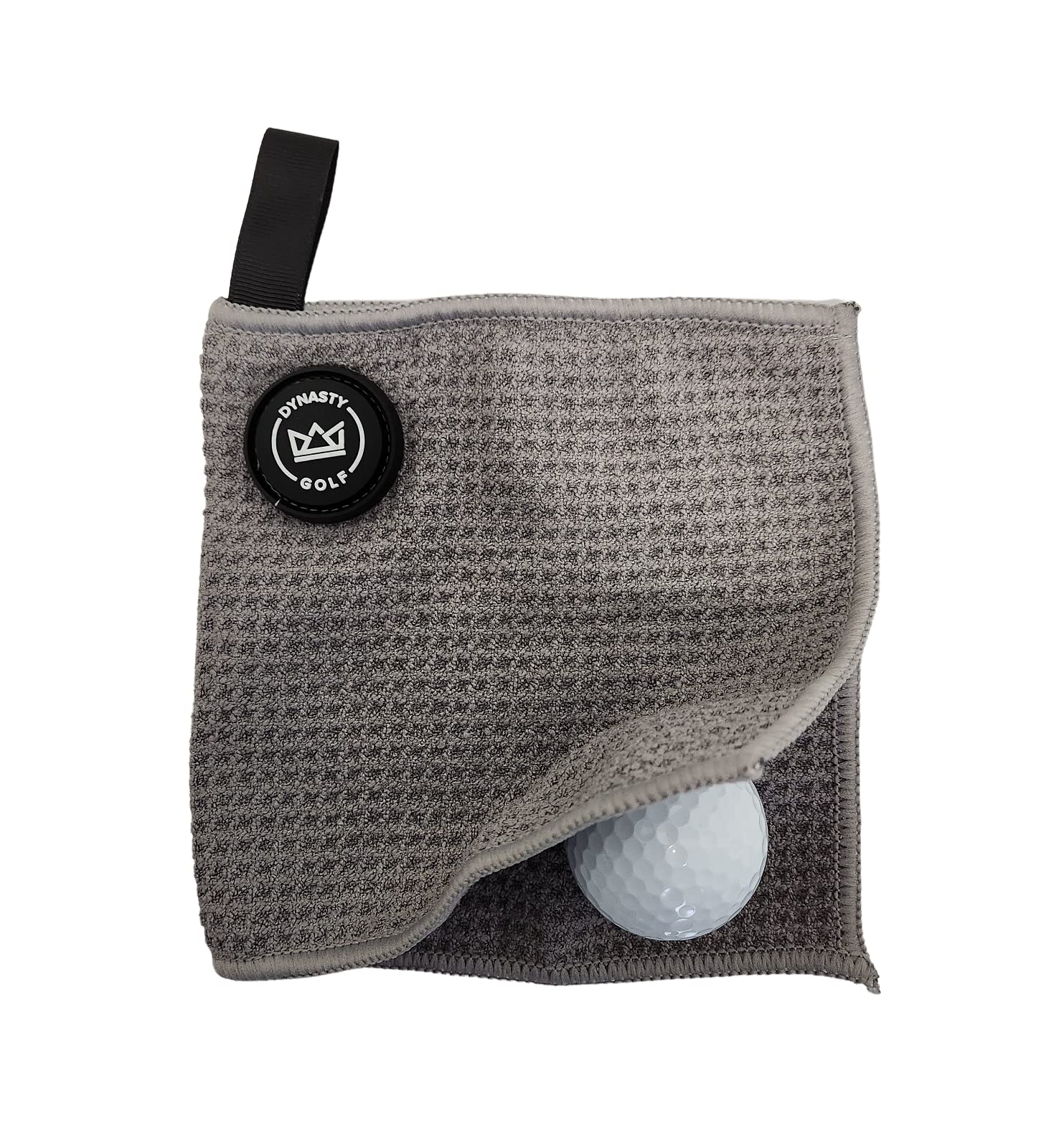 Premium Magnetic Golf Towel - Small Golf Ball Cleaner & Greens Towel with Pocket - Portable Hand Towel for Golfers - Perfect for On-Course Cleaning & Practice Sessions