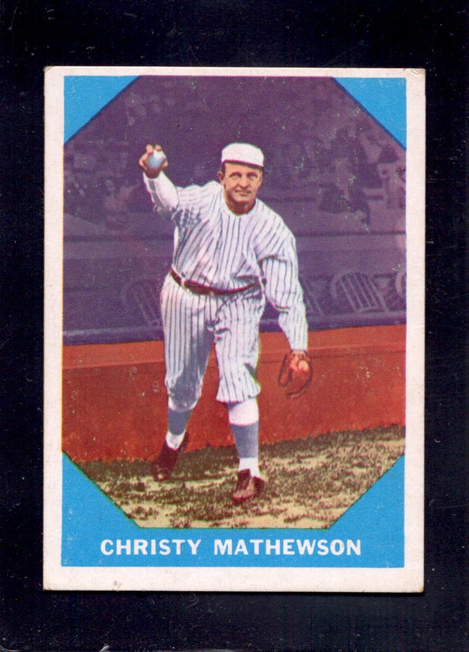 1960 Christy Mathewson Fleer Baseball Greats #2 Vintage Baseball Card - Perfect for Collectors, Sports Memorabilia Displays & Baseball History Enthusiasts