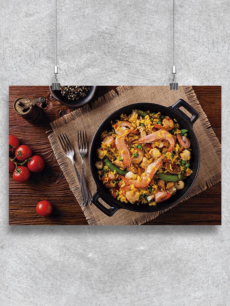 Authentic Spanish Cuisine Poster - Traditional Food of Spain - Perfect for Kitchen Decor, Spanish Restaurants & Cultural Displays