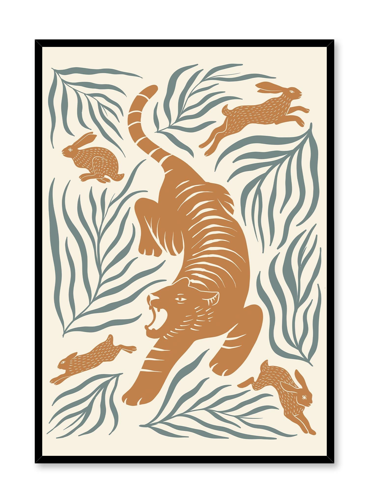 Mighty Roar Dinosaur Poster - Premium Wall Art Decor for Kids Room, Classroom & Nursery - Perfect for Dinosaur Lovers & Educational Spaces