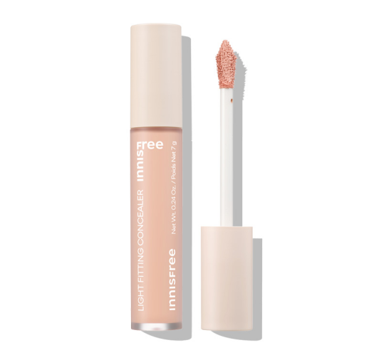 Innisfree Light Fitting Concealer for Dark Circles - Full Coverage, Natural Finish | Perfect for Daily Makeup & Under Eye Brightening