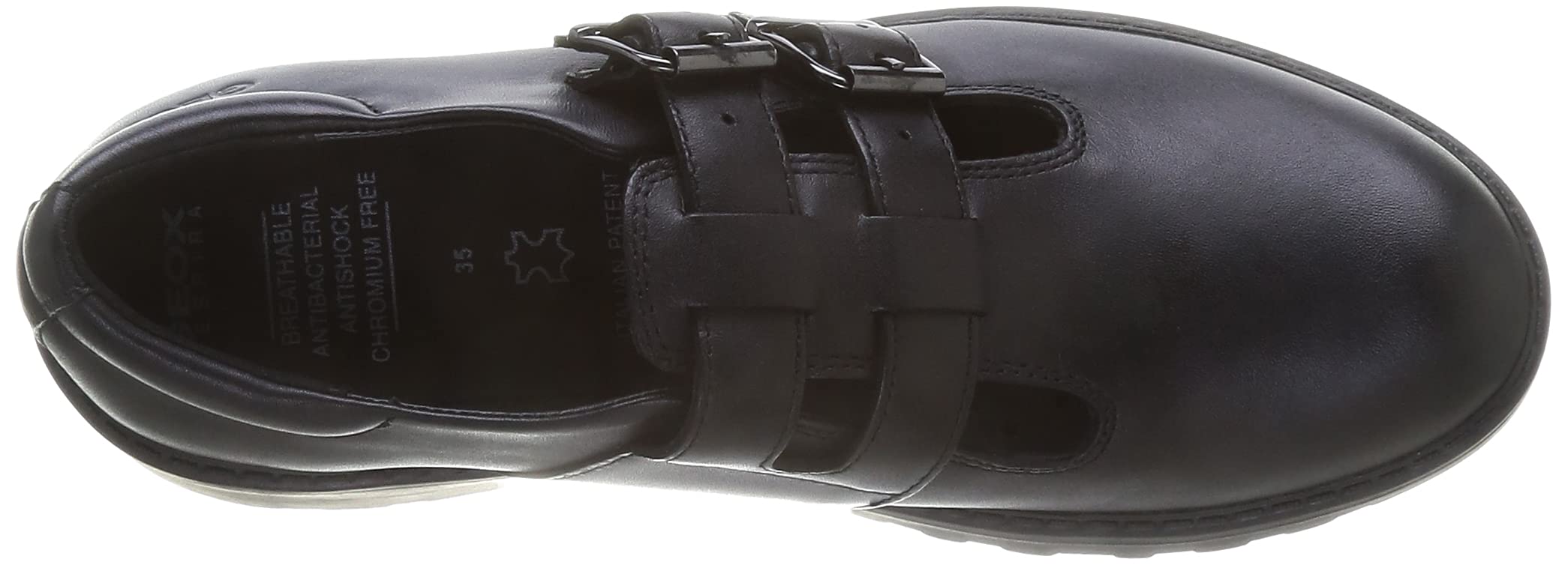 Geox Girl's J Casey D Ankle Boots - Waterproof Leather Boots for Girls, Comfortable School Shoes with Breathable Technology | Perfect for School, Outdoor Play & Everyday Wear