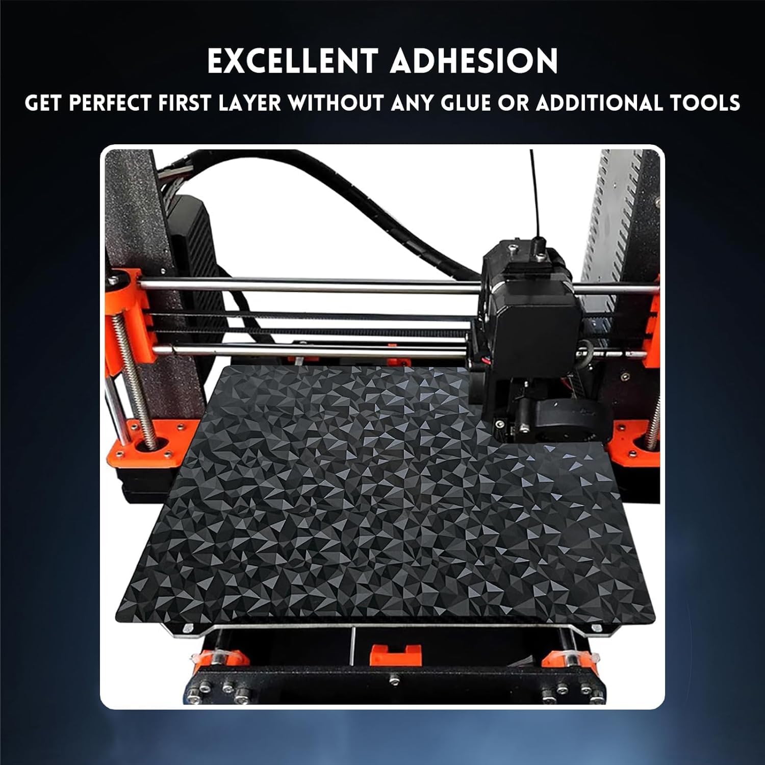 PEO PEI Build Plate for Prusa MK3 MK4 - Double Sided Spring Steel Sheet 241x253.8mm - Perfect for 3D Printing Smooth Layers