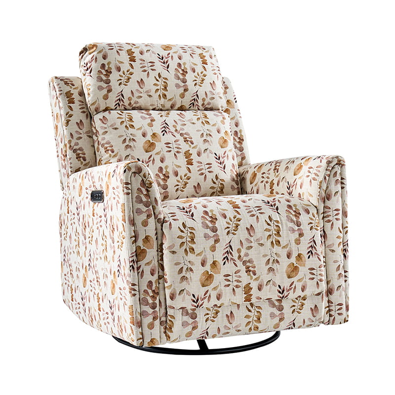 Alois Swivel Rocker Recliner Chair with Adjustable Headrest - Comfortable Living Room Furniture for Relaxing, Reading & Watching TV