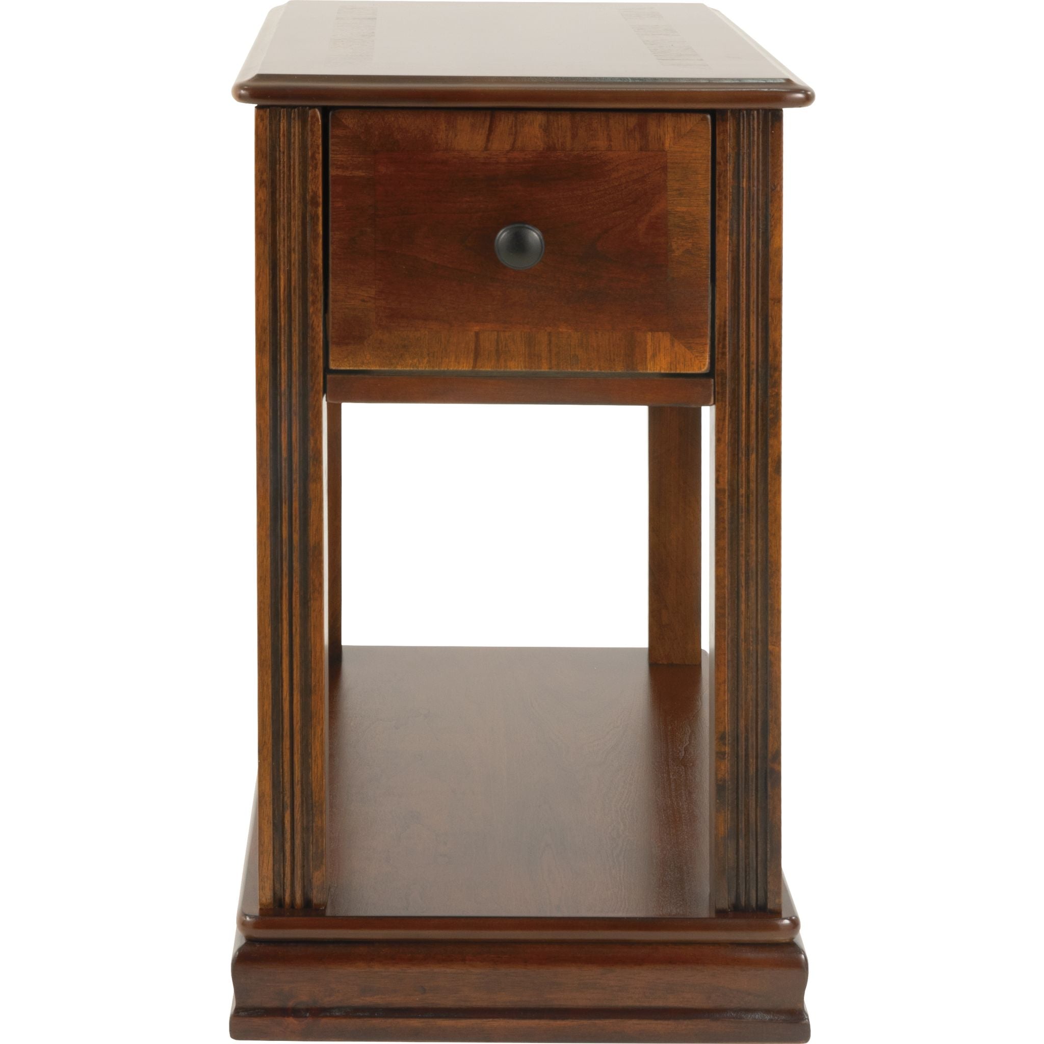 Breegin Brown End Table - Small Side Table for Living Room, Bedroom, or Office - Perfect for Holding Lamps, Books, and Decor