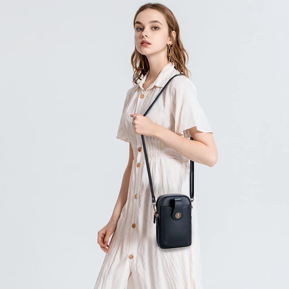 Stylish Peacocktion Small Crossbody Bag for Women - Compact Phone Purse with Adjustable Shoulder Strap | Perfect for Travel, Shopping & Everyday Use