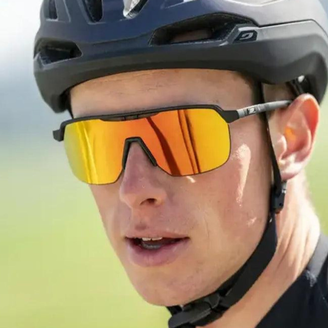 Julbo Frequency Reactiv P1 3 LAF Sunglasses - Black/Grey Polarized Ski Goggles for Men & Women - UV Protection for Snowboarding, Cycling & Outdoor Sports