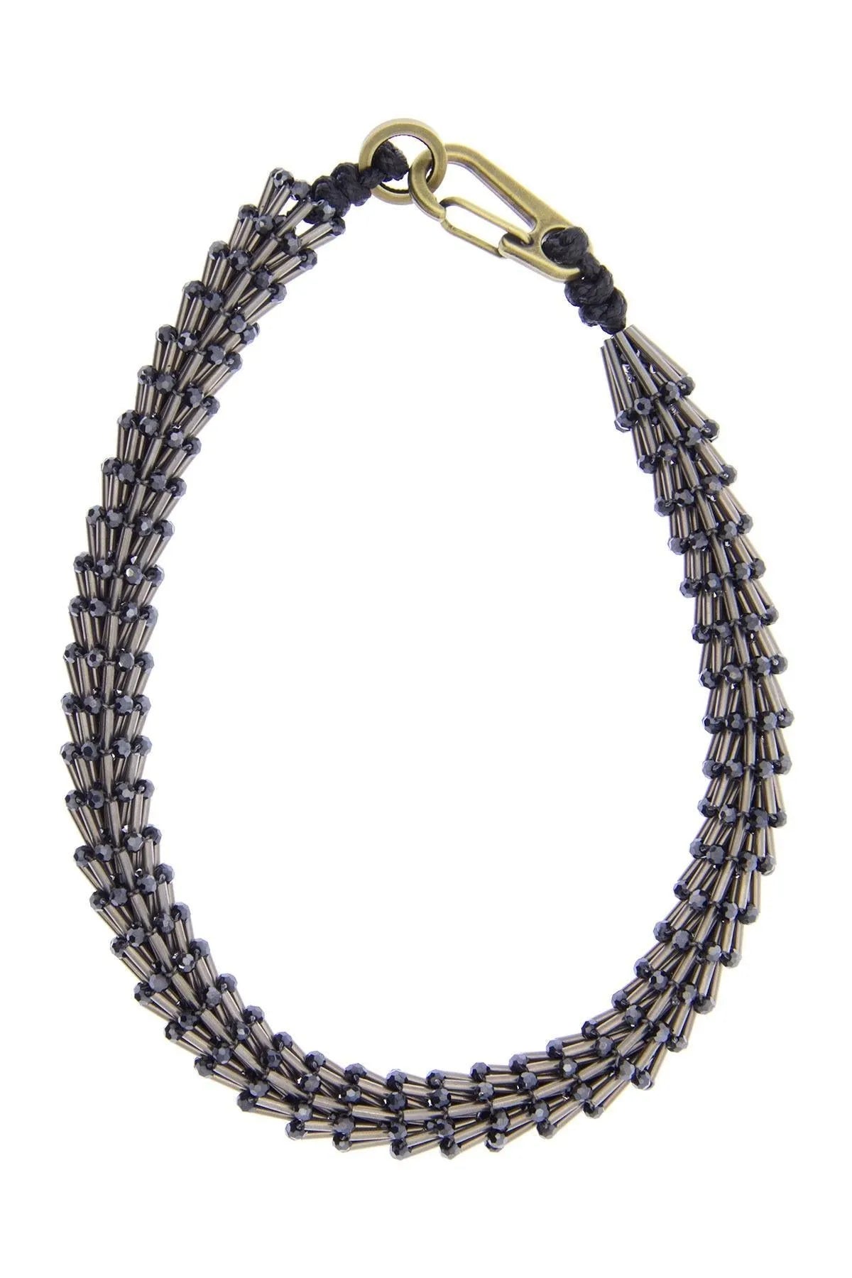 Gothic Beaded Statement Necklace for Women - Elegant Vintage Jewelry for Parties, Weddings & Gothic Fashion