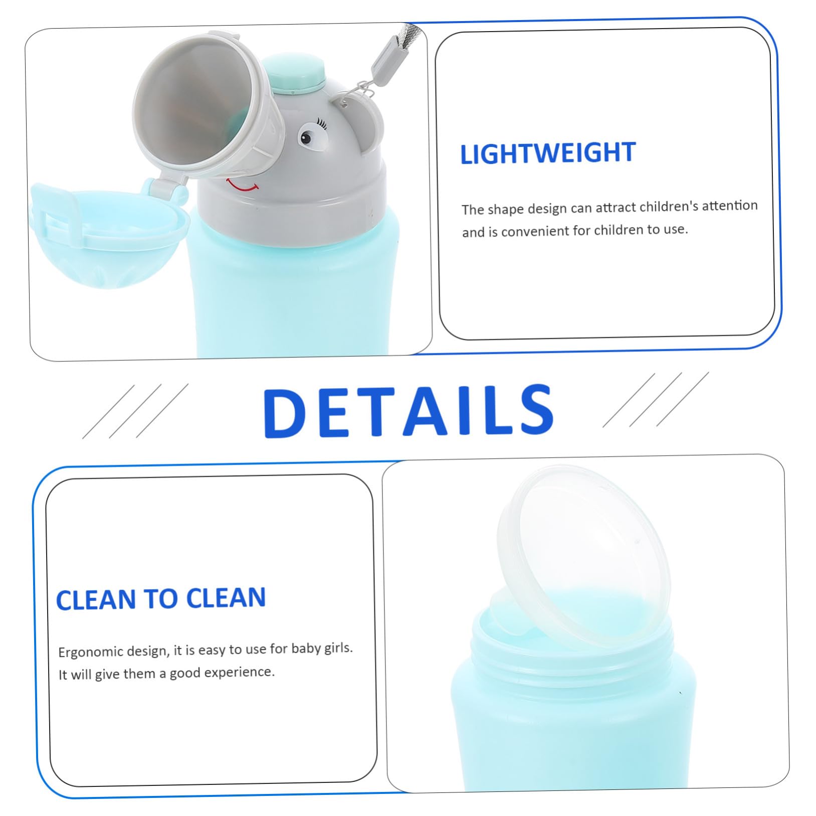 UPKOCH Portable Car Urinal for Men - Emergency Travel Toilet with Leak-Proof Design & ABS Material - Perfect for Road Trips, Camping & Long Drives (Green)