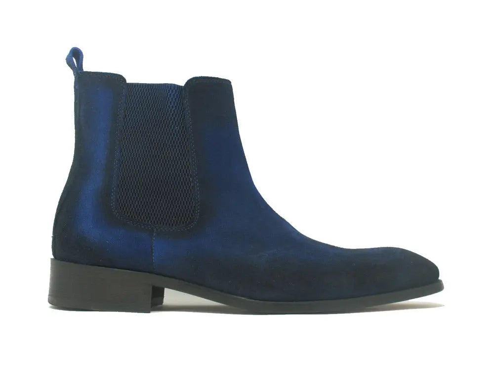 Premium Leather & Suede Chelsea High Boots for Women - Stylish Ankle Boots for Fall & Winter Fashion, Office Wear & Casual Outfits