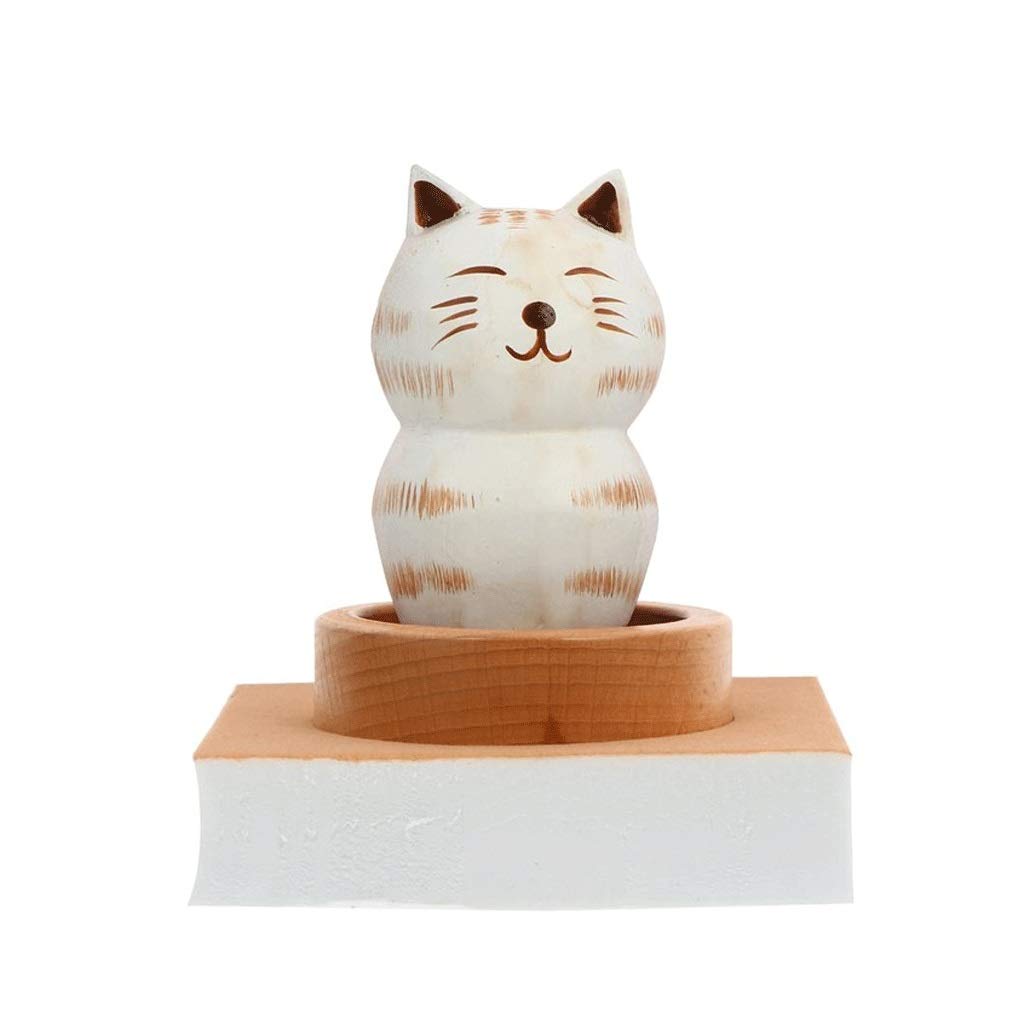 Creative Wooden Music Box with Cartoon Cat Design - Handcrafted Melody Box for Desktop Decor, Christmas Gift (Color: Brown) - Perfect for Home Décor, Party Favors, and Holiday Presents