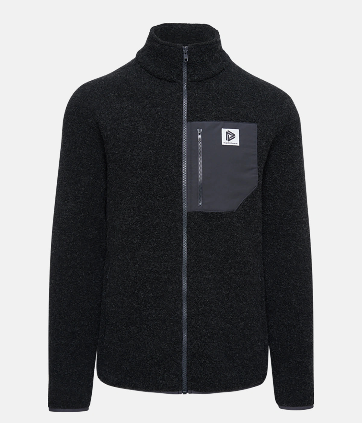 Men's Warm & Water-Resistant Renew Wool Fleece Jacket - Lightweight Winter Coat for Outdoor Hiking & Casual Wear