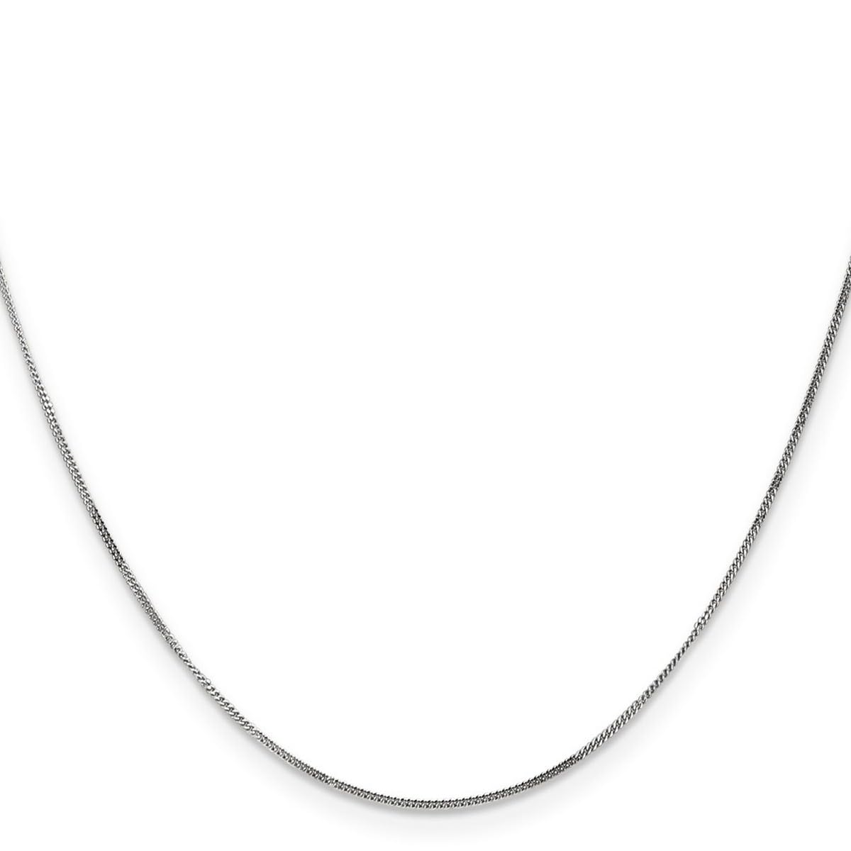 14K White Gold Pendant Chain Necklace for Women & Men - Adjustable Lengths 16-30 Inches | Elegant Layering, Gift Giving & Everyday Wear