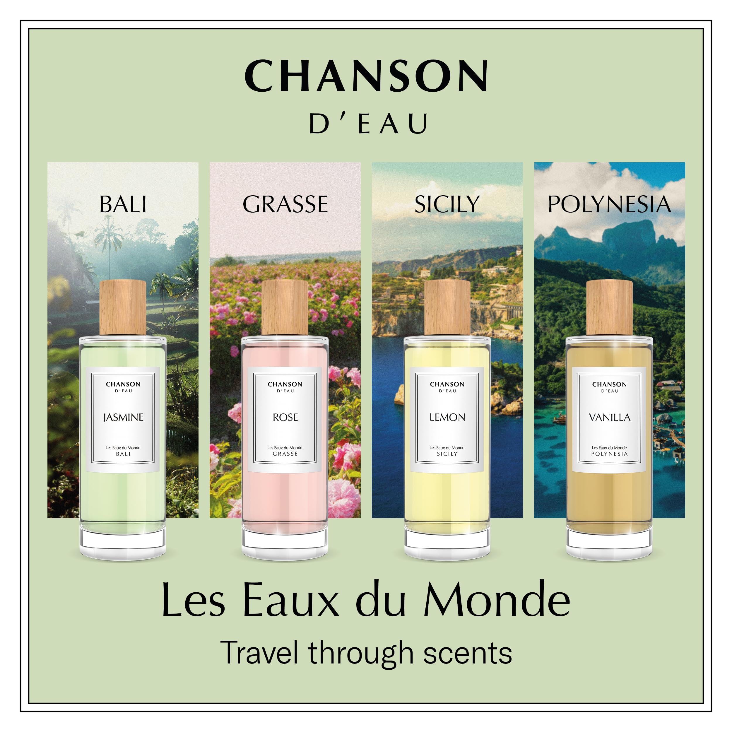 Chanson Rose Eau de Toilette 3.4 fl oz for Women - Floral Perfume with Lychee, Rose & Oak Moss Notes - Long Lasting Everyday Fragrance - Travel Size Bottle - Perfect for Work, Date Night & Special Occasions