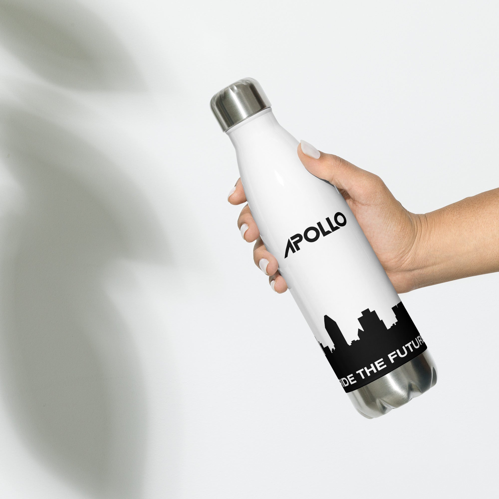 Apollo Skyline Stainless Steel Water Bottle - 24oz Insulated, Leak-Proof, BPA-Free - Perfect for Gym, Hiking, Travel & Outdoor Activities