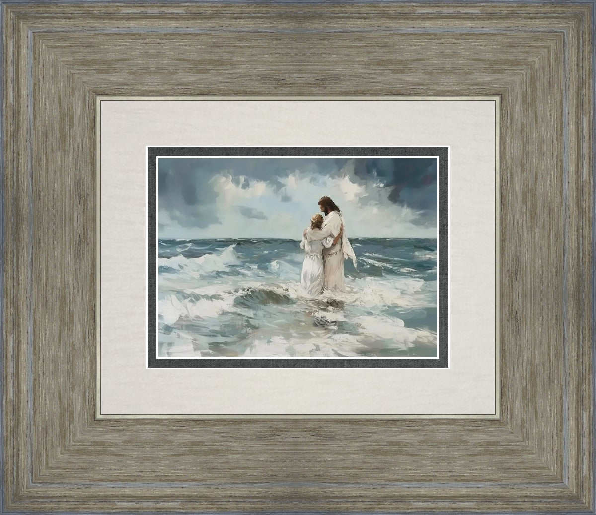 Be Still By Gabriel Heaton - Inspirational Christian Wall Art for Home & Office Decor - Perfect for Living Room, Bedroom, or Gift