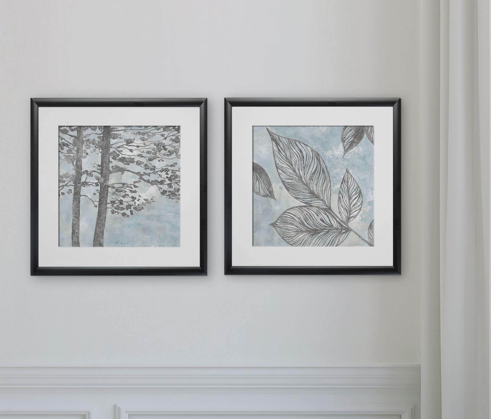Wexford Home Soft Silhouette Trees - 2 Piece Set | Artificial Decorative Trees for Home & Office Decor | Perfect for Living Room, Bedroom, or Office Space