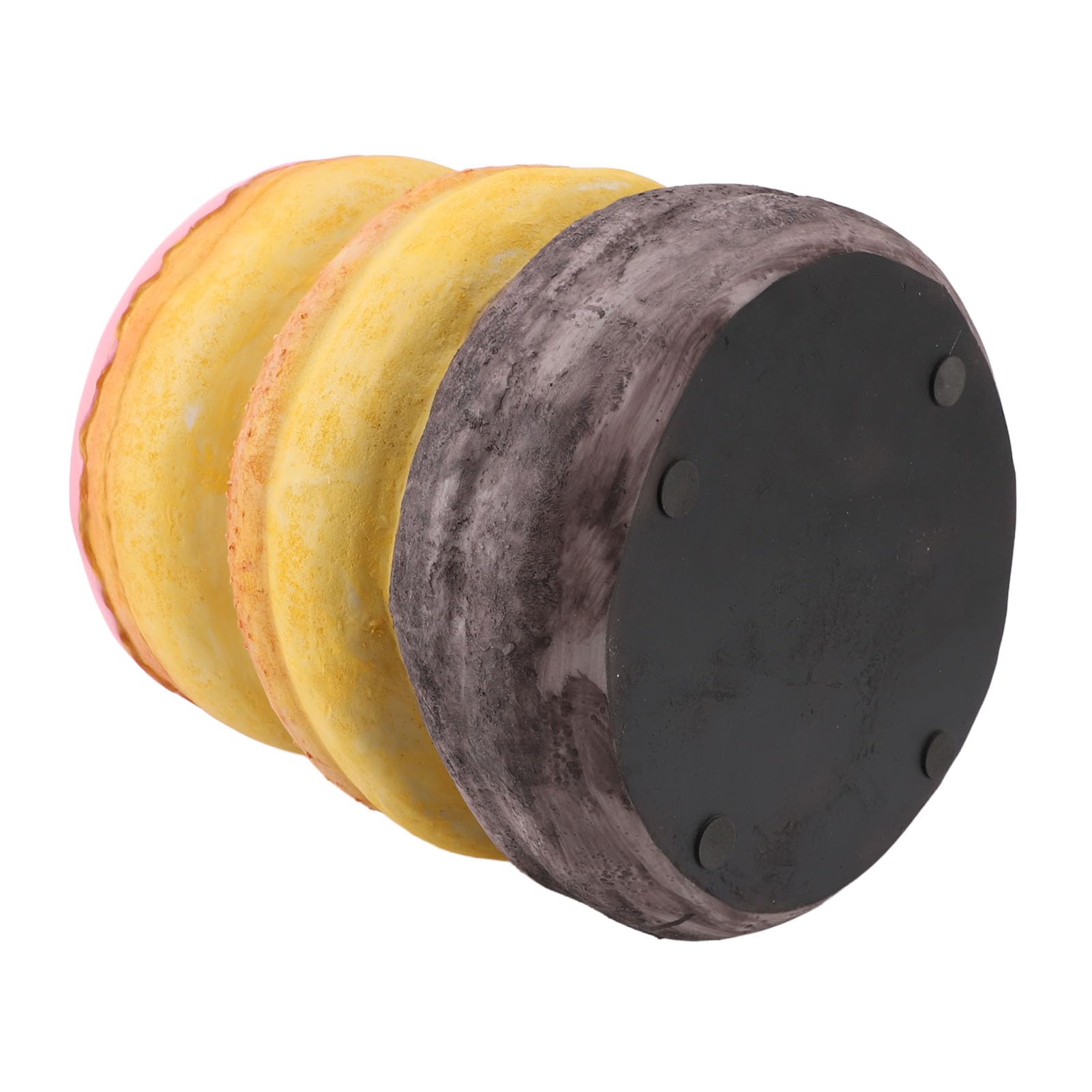 Donut-Shaped Resin Foot Stool - Creative Shoe Changing Bench for Entryway, Living Room, Bedroom & Office - Cute Simulated Food Decor for Hallway, Dorm Room & Home Decor | Perfect for Relaxing, Shoe Changes & Adding Whimsical Style