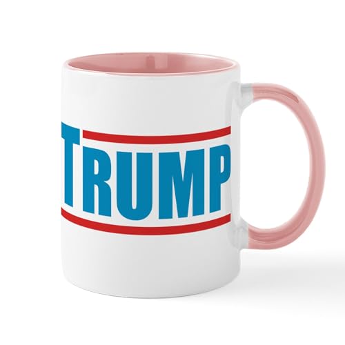 White/Pink Inside - Dump Trump Mugs