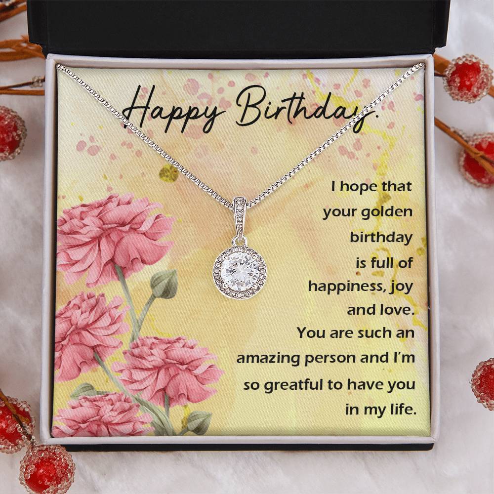Birthday Gifts for Women - Personalized Necklace Jewelry with Message Card - Perfect Gift for Wife, Girlfriend, Best Friend - Great for Anniversaries, Valentine's Day & Special Occasions