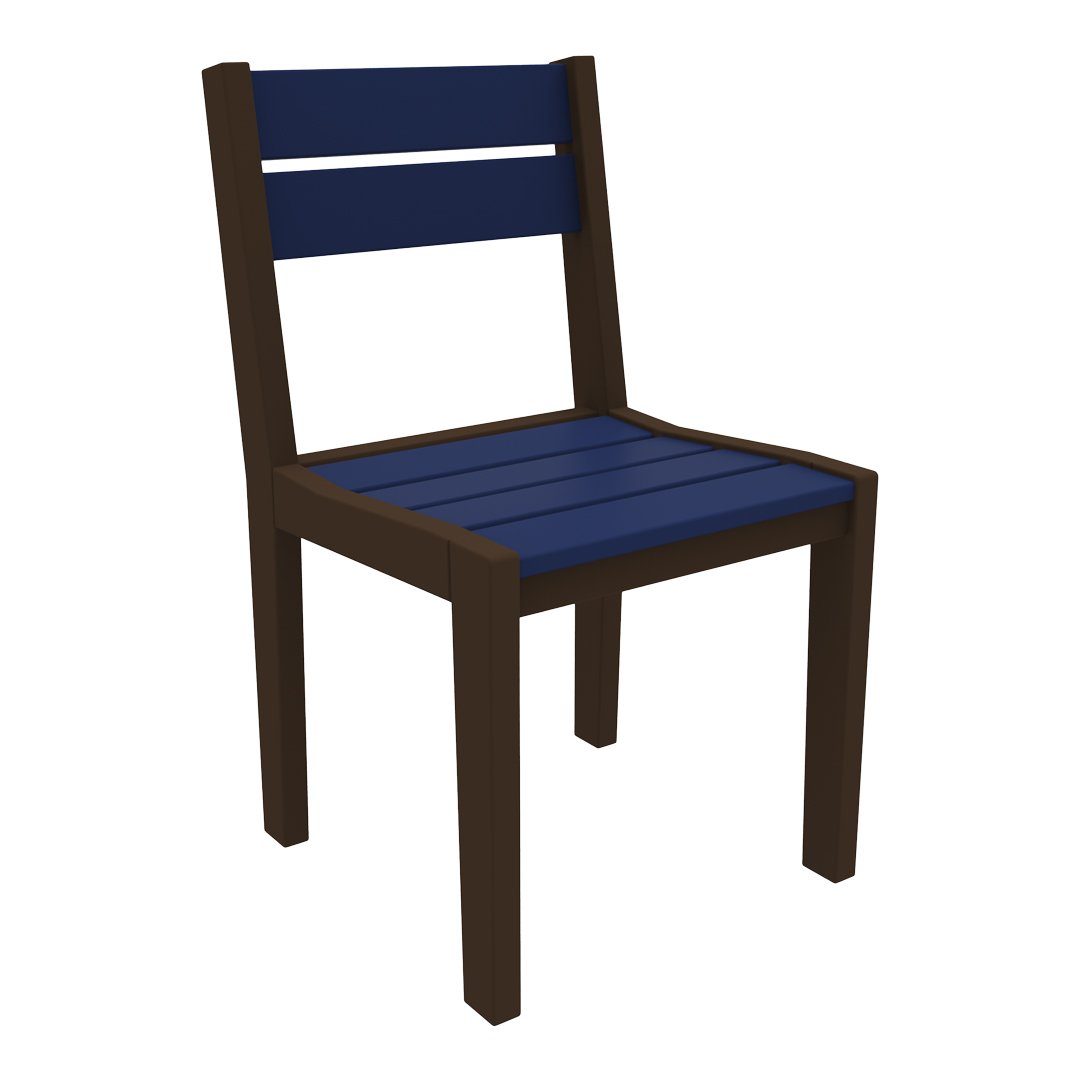 Stylish Coastline Cafe Dining Chair - Modern Wooden Bistro Chair for Kitchen, Restaurant & Patio - Perfect for Home, Cafe & Outdoor Dining