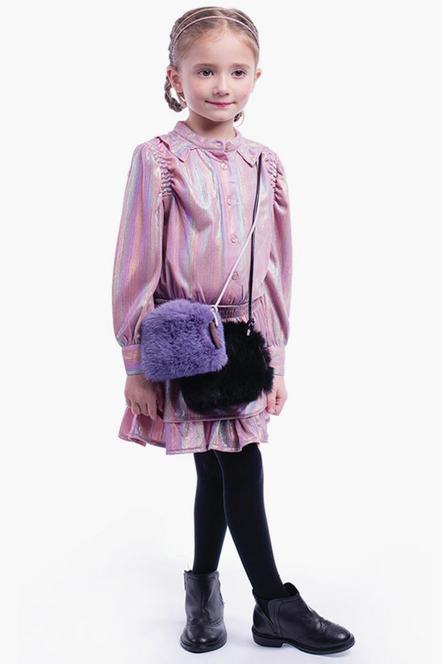 Imoga Vera Violet Girls Accessories Set - Cute Hair Clips, Headbands & Jewelry for Kids - Perfect for Birthday Gifts, School & Party Outfits