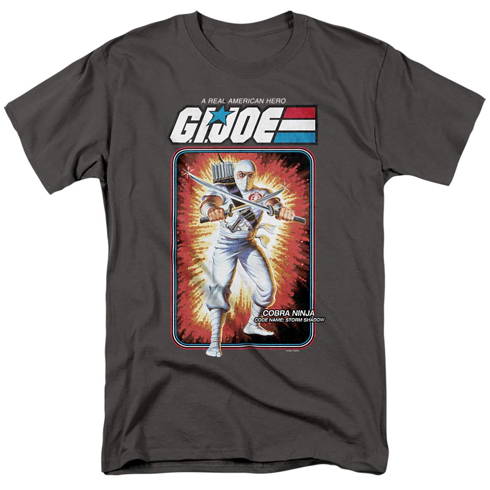 G.I. Joe Official Storm Shadow Graphic T-Shirt for Men & Women | Vintage Action Hero Tee | Casual Wear & Cosplay Costume