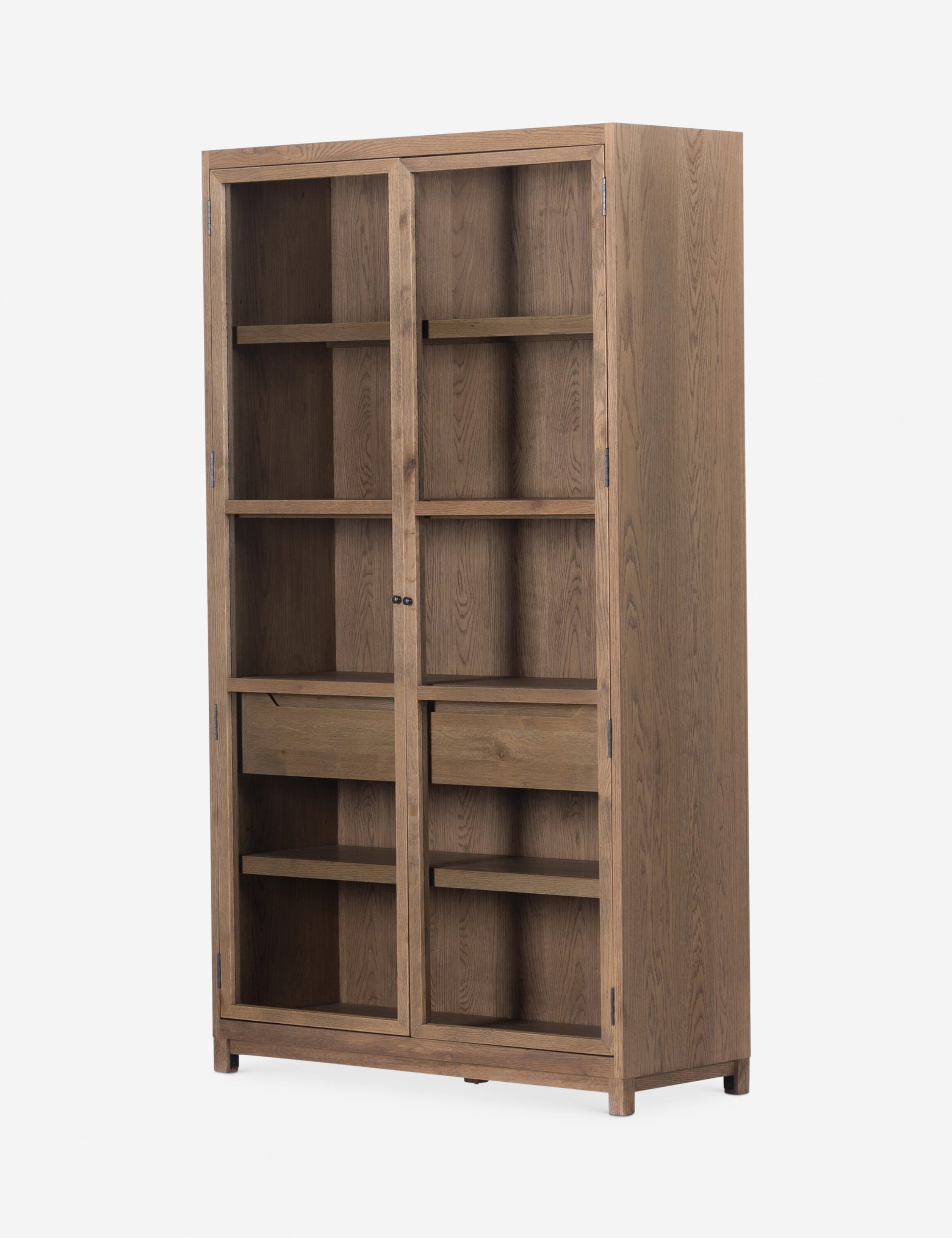 Stylish Carly Curio Cabinet - Glass Display Case for Collectibles & Home Decor - Perfect for Living Room, Dining Room, or Office Showcase
