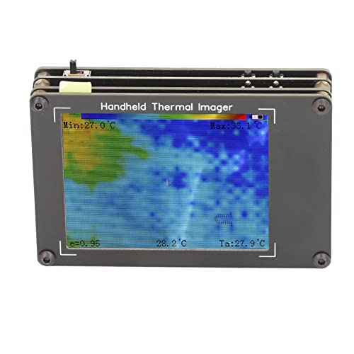 DIY Thermal Imaging Camera with USB Charging - 32in LCD Screen Infrared Thermometer for Electronics, HVAC & Home Inspection | Detect Heat Leaks, Electrical Faults & Energy Loss (Ideal for Electricians, Engineers & DIY Homeowners)