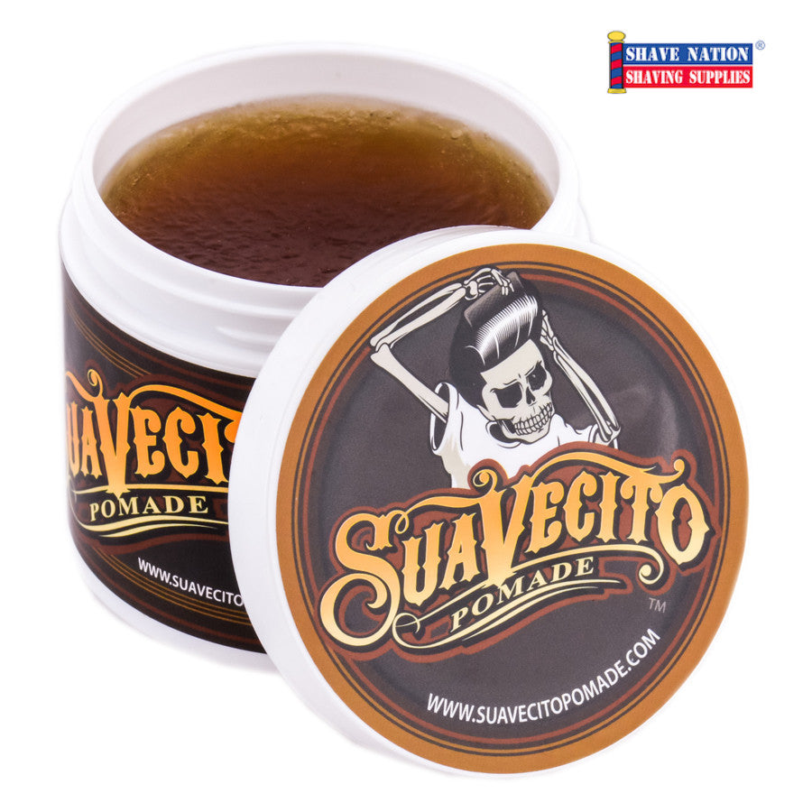 Suavecito Original Hold Hair Pomade - Strong Hold Styling Wax for Men - Perfect for Slick Back, Pompadour & Classic Hairstyles