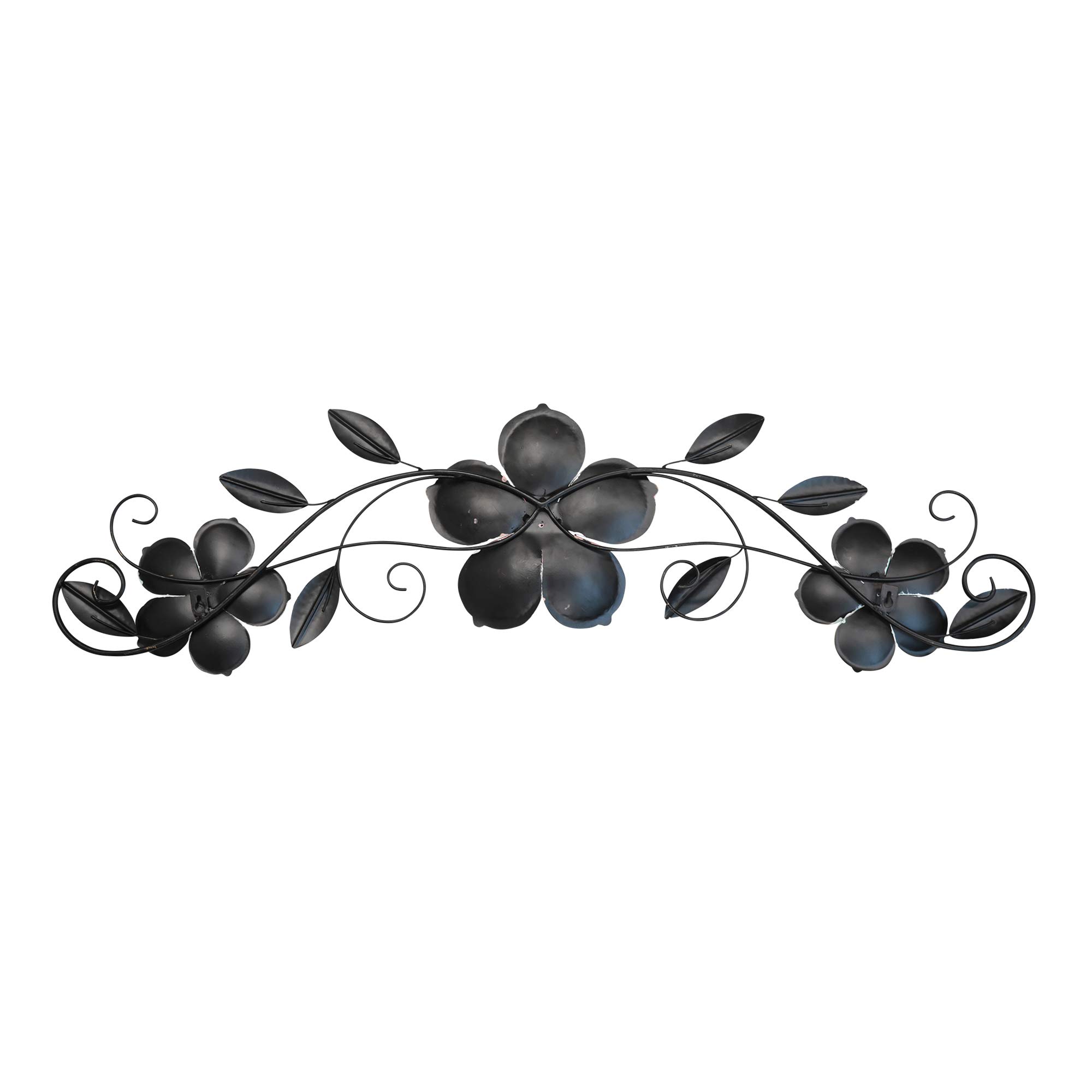 Stratton Floral Over The Door Decor - Extra Large Wall Hanging for Home & Office