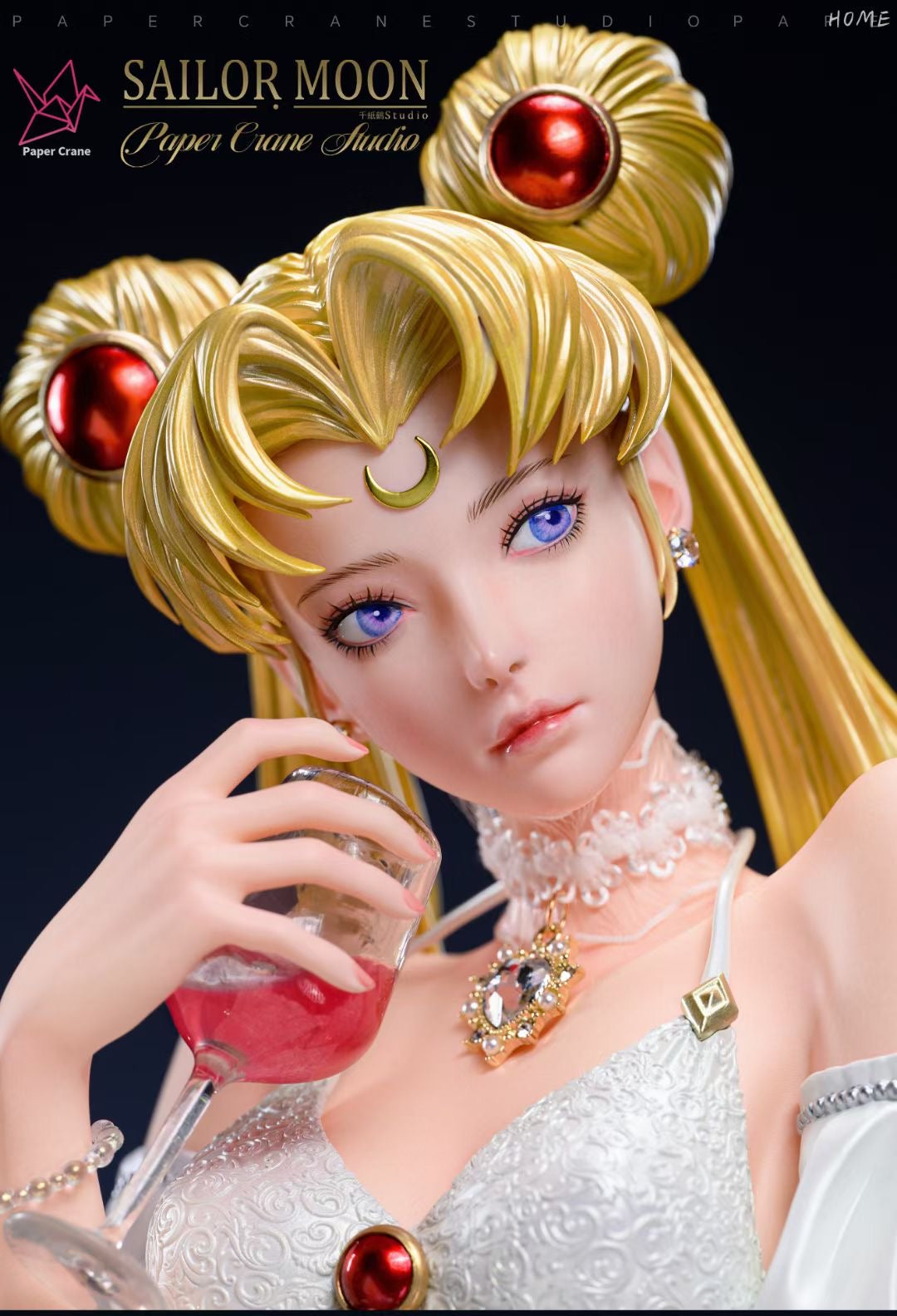 Paper Crane Studio Sailor Moon | Usagi Tsukino Figure - Perfect for Anime Collectors, Home Decor & Gift Ideas