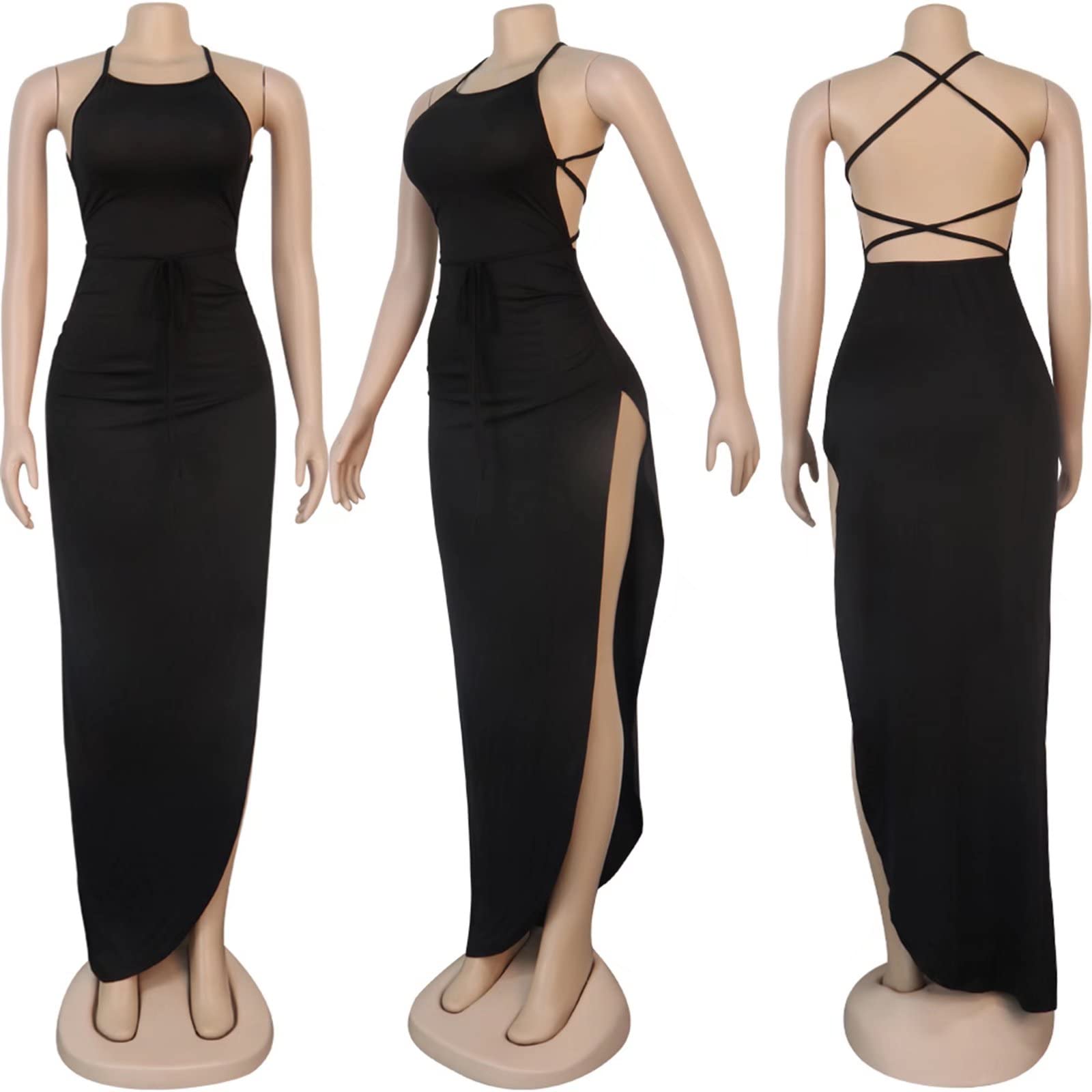 Sexy Two Piece Outfits for Women - Spaghetti Strap Crop Top & Ruched Bodycon Skirt Set | Clubwear, Party Dress, Night Out, Date Night, Summer Maxi Dress