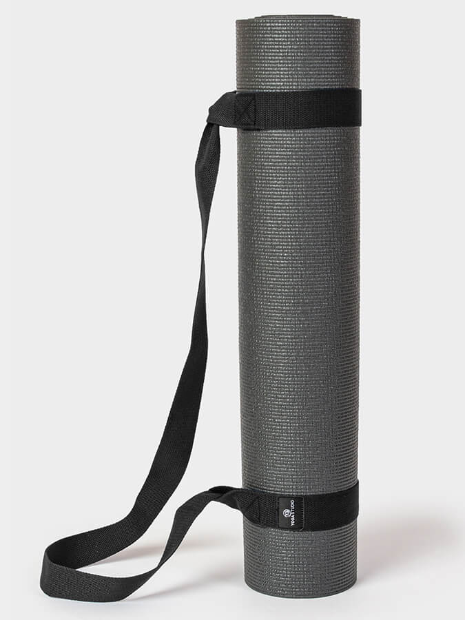 Organic Cotton Yoga Mat Strap Carrier for Yoga Studio - Premium Yoga Mat Holder with Adjustable Shoulder Strap - Perfect for Yoga Class, Gym, Travel & Outdoor Workouts